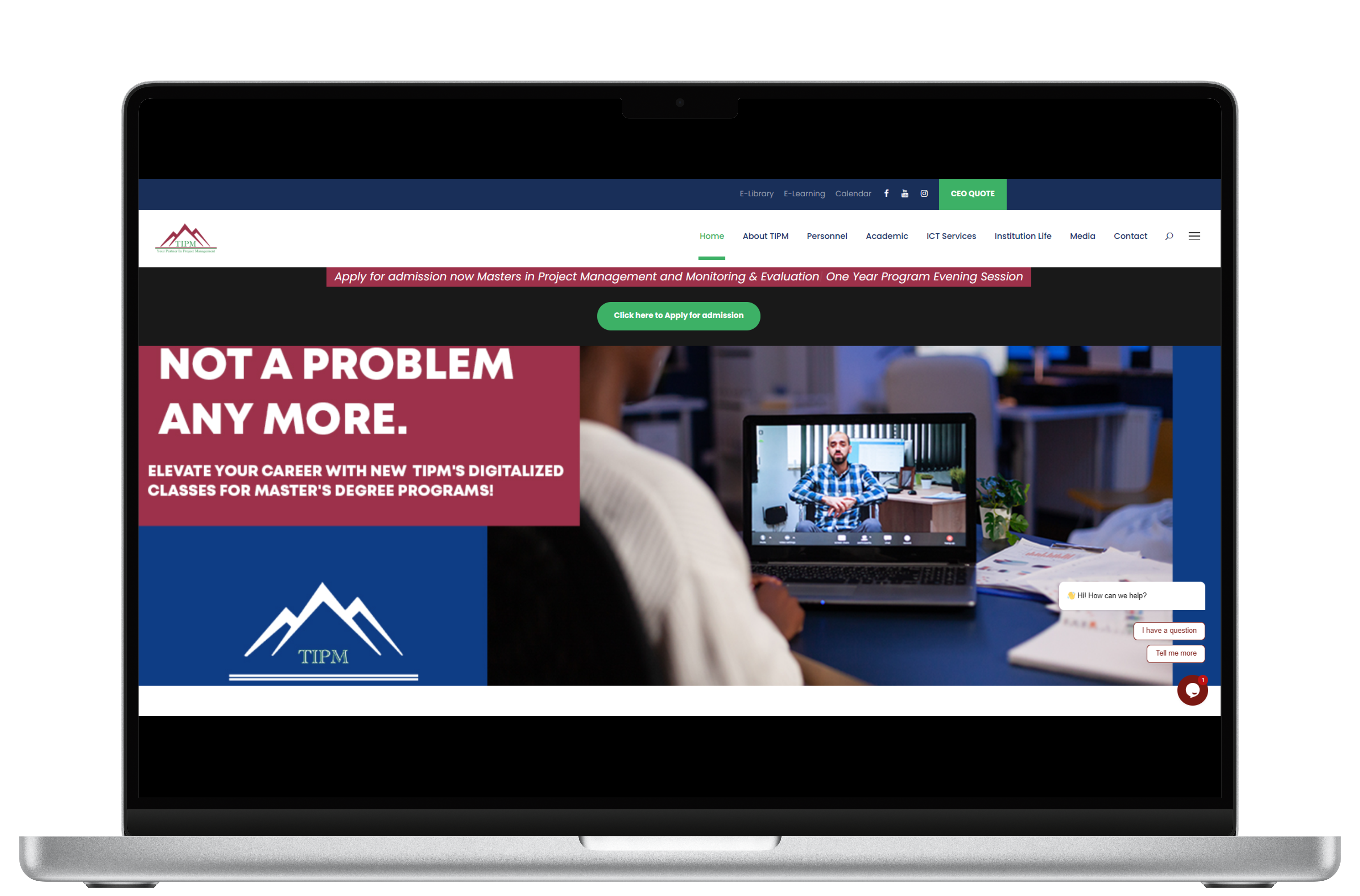 TIPM Institutional Website